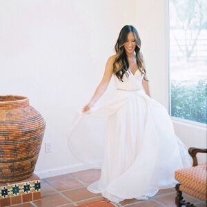 Sarah Seven White Bridal Dress